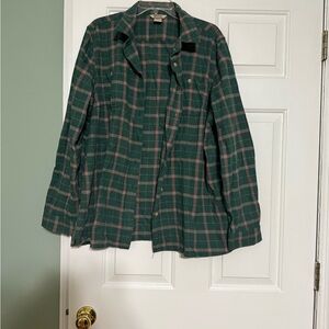Duluth Trading Co. Flannel Cotton Shirt